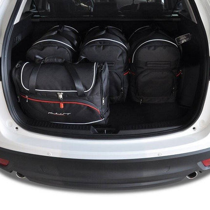 Kjust Kjust Reistassenset voor Mazda CX-5 2012-2017 - Set van 5 Tassen met 3 Roltassen en 2 Vliegtuigtassen Harvest Automotive 2