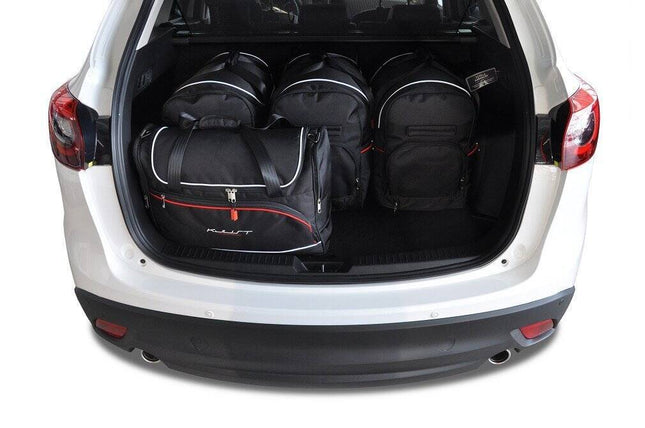 Kjust Kjust Reistassenset voor Mazda CX-5 2012-2017 - Set van 5 Tassen met 3 Roltassen en 2 Vliegtuigtassen Harvest Automotive 2