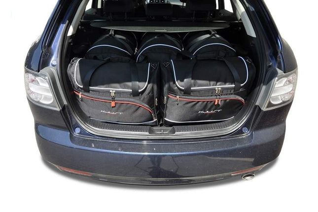 Kjust Kjust Reistassenset voor Mazda CX-7 2007-2013 - Set van 5 Tassen met 3 Roltassen en 2 Vliegtuigtassen Harvest Automotive 1