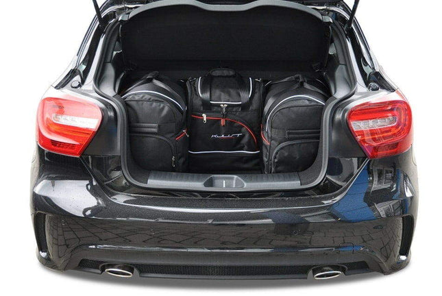 Kjust Kjust Reistassenset voor Mercedes Benz A-Klasse 5-deurs 2012-2018 - Set van 4 Tassen met 2 Roltassen 1 Sporttas en 1 Vliegtuigtas Harvest Automotive 2