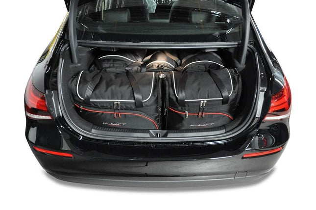 Kjust Kjust Reistassenset voor Mercedes Benz A-Klasse Limousine vanaf 2019 - Set van 5 Tassen met 2 Roltassen en 3 Vliegtuigtassen Harvest Automotive 1