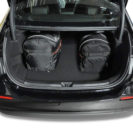 Kjust Kjust Reistassenset voor Mercedes Benz A-Klasse Limousine vanaf 2019 - Set van 5 Tassen met 2 Roltassen en 3 Vliegtuigtassen Harvest Automotive 4