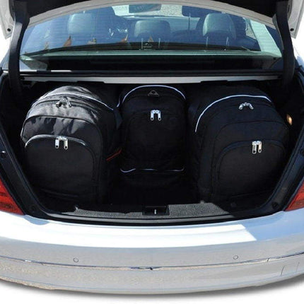 Kjust Kjust Reistassenset voor Mercedes Benz C-Klasse Limousine 2007-2014 - Set van 4 Tassen met 2 Roltassen en 2 Sporttassen Harvest Automotive 2