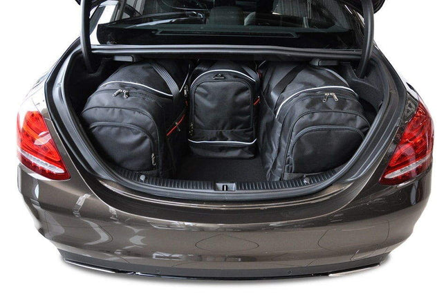 Kjust Kjust Reistassenset voor Mercedes Benz C-Klasse Limousine 2007-2014 - Set van 4 Tassen met 2 Roltassen en 2 Sporttassen Harvest Automotive 2