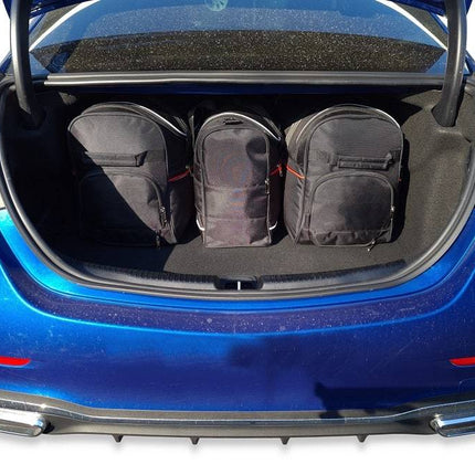 Kjust Kjust Reistassenset voor Mercedes Benz C-Klasse Limousine vanaf 2021 - Set van 5 Tassen met 2 Roltassen 2 Sporttassen en 1 Vliegtuigtas Harvest Automotive 8