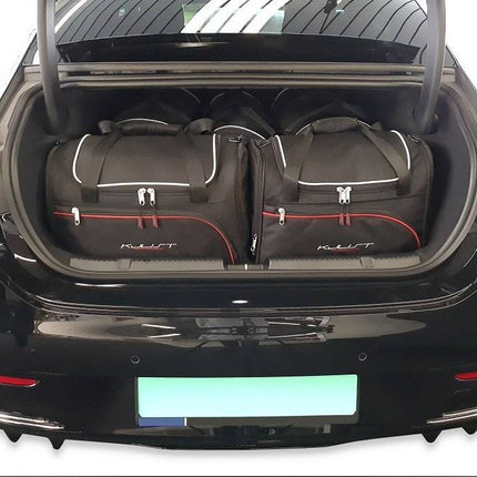 Kjust Kjust Reistassenset voor Mercedes Benz EQE Limousine vanaf 2022 - Set van 5 Tassen met 2 Roltassen 2 Sporttassen en 1 Vliegtuigtas Harvest Automotive 1