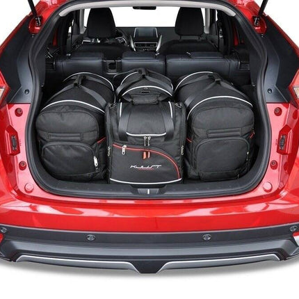 Kjust Kjust Reistassenset voor Mitsubishi Eclipse Cross vanaf 2017 - Set van 4 Tassen met 2 Roltassen 1 Sporttas en 1 Vliegtuigtas Harvest Automotive 1