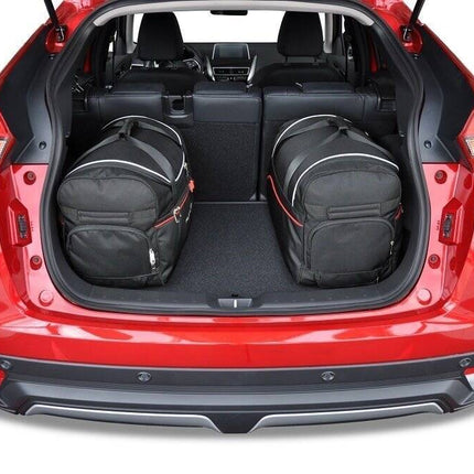 Kjust Kjust Reistassenset voor Mitsubishi Eclipse Cross vanaf 2017 - Set van 4 Tassen met 2 Roltassen 1 Sporttas en 1 Vliegtuigtas Harvest Automotive 3