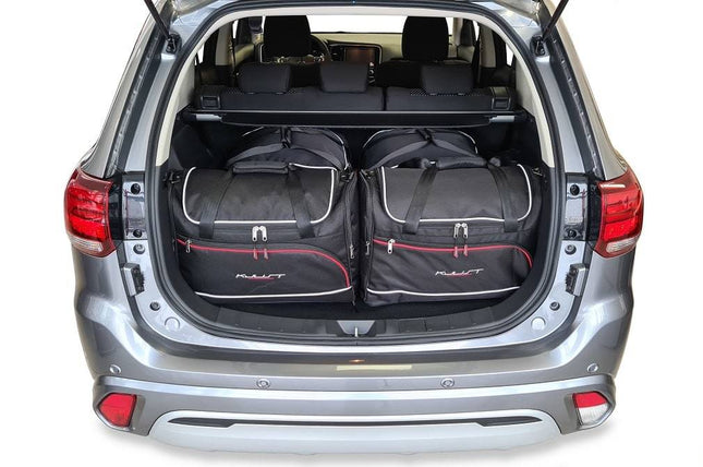 Kjust Kjust Reistassenset voor Mitsubishi Outlander 2013-2024 - Set van 4 Tassen met 2 Roltassen en 2 Vliegtuigtassen Harvest Automotive 1