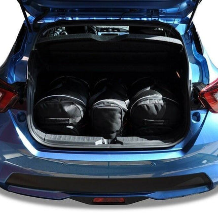 Kjust Kjust Reistassenset voor Nissan Micra 5-deurs 2017-2022 - Set van 3 Tassen met 2 Roltassen en 1 Vliegtuigtas Harvest Automotive 1