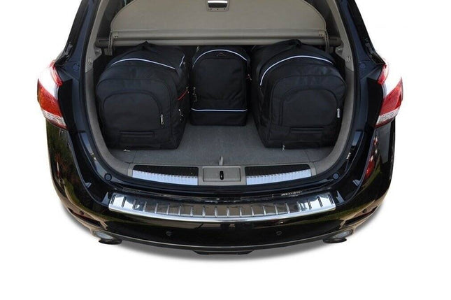 Kjust Kjust Reistassenset voor Nissan Murano 2009-2014 - Set van 4 Tassen met 2 Roltassen en 2 Sporttassen Harvest Automotive 2