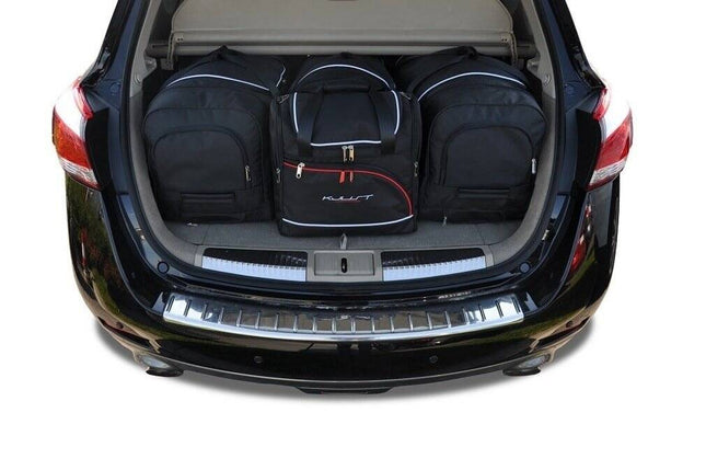 Kjust Kjust Reistassenset voor Nissan Murano 2009-2014 - Set van 4 Tassen met 3 Roltassen en 1 Vliegtuigtas Harvest Automotive 1