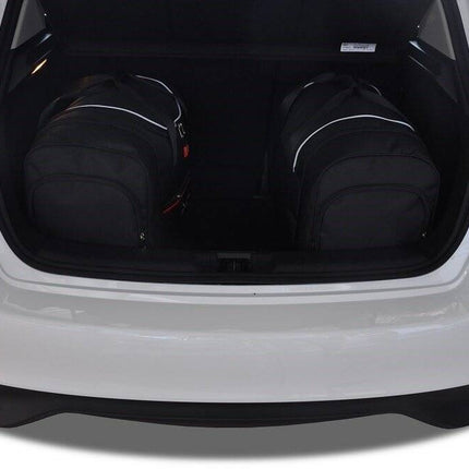 Kjust Kjust Reistassenset voor Nissan Pulsar 5-deurs vanaf 2014 - Set van 4 Tassen met 2 Roltassen 1 Sporttas en 1 Vliegtuigtas Harvest Automotive 3
