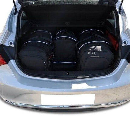 Kjust Kjust Reistassenset voor Opel Astra 5-deurs 2009-2015 - Set van 4 Tassen met 2 Roltassen 1 Sporttas en 1 Vliegtuigtas Harvest Automotive 2
