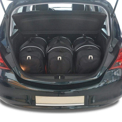 Kjust Kjust Reistassenset voor Opel Corsa 5-deurs 2014-2019 - Set van 3 Tassen met 3 Sporttassen Harvest Automotive 1
