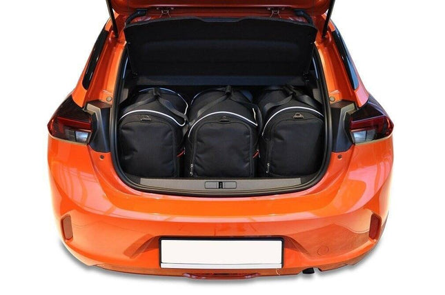 Kjust Kjust Reistassenset voor Opel Corsa 5-deurs 2019-2024 - Set van 3 Tassen met 3 Sporttassen Harvest Automotive 1
