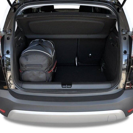 Kjust Kjust Reistassenset voor Opel Crossland X 2017-2020 - Set van 4 Tassen met 2 Roltassen 1 Sporttas en 1 Vliegtuigtas Harvest Automotive 4