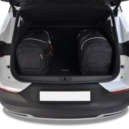 Kjust Kjust Reistassenset voor Opel Grandland X 2018-2024 - Set van 4 Tassen met 2 Roltassen 1 Sporttas en 1 Vliegtuigtas Harvest Automotive 6