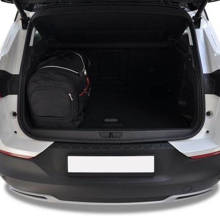 Kjust Kjust Reistassenset voor Opel Grandland X 2018-2024 - Set van 4 Tassen met 2 Roltassen 1 Sporttas en 1 Vliegtuigtas Harvest Automotive 4