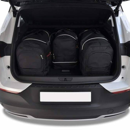 Kjust Kjust Reistassenset voor Opel Grandland X 2018-2024 - Set van 4 Tassen met 2 Roltassen en 2 Sporttassen Harvest Automotive 2