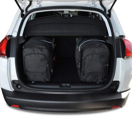 Kjust Kjust Reistassenset voor Peugeot 2008 2013-2019 - Set van 4 Tassen met 2 Roltassen 1 Sporttas en 1 Vliegtuigtas Harvest Automotive 3