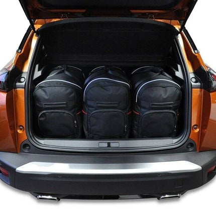 Kjust Kjust Reistassenset voor Peugeot 2008 vanaf 2019 - Set van 3 Tassen met 3 Roltassen Harvest Automotive 1
