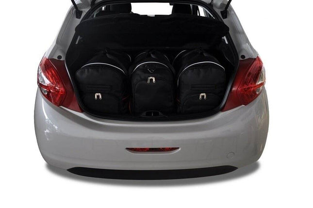 Kjust Kjust Reistassenset voor Peugeot 208 5-deurs 2012-2019 - Set van 3 Tassen met 2 Roltassen en 1 Vliegtuigtas Harvest Automotive 1