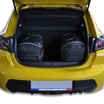 Kjust Kjust Reistassenset voor Peugeot 208 5-deurs vanaf 2019 - Set van 3 Tassen met 2 Roltassen en 1 Vliegtuigtas Harvest Automotive 2