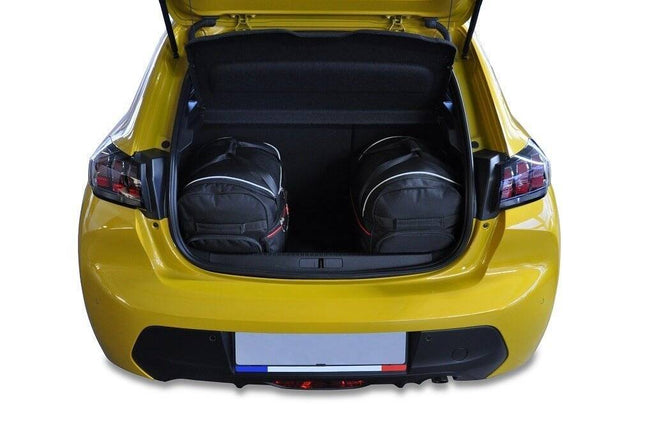 Kjust Kjust Reistassenset voor Peugeot 208 5-deurs vanaf 2019 - Set van 3 Tassen met 2 Roltassen en 1 Vliegtuigtas Harvest Automotive 2