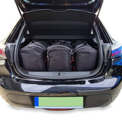 Kjust Kjust Reistassenset voor Peugeot 208 5-deurs vanaf 2019 - Set van 3 Tassen met 3 Sporttassen Harvest Automotive 1
