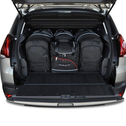 Kjust Kjust Reistassenset voor Peugeot 3008 2009-2017 - Set van 4 Tassen met 2 Roltassen 1 Sporttas en 1 Vliegtuigtas Harvest Automotive 1