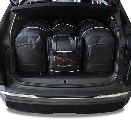 Kjust Kjust Reistassenset voor Peugeot 3008 2017-2023 - Set van 4 Tassen met 2 Roltassen 1 Sporttas en 1 Vliegtuigtas Harvest Automotive 1