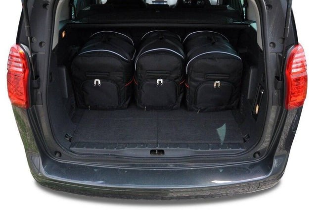 Kjust Kjust Reistassenset voor Peugeot 5008 2009-2017 - Set van 5 Tassen met 3 Roltassen en 2 Sporttassen Harvest Automotive 2