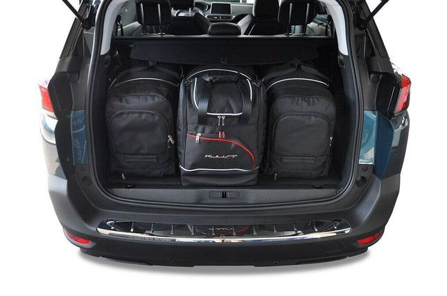 Kjust Kjust Reistassenset voor Peugeot 5008 2017-2024 - Set van 4 Tassen met 3 Roltassen en 1 Sporttas Harvest Automotive 1