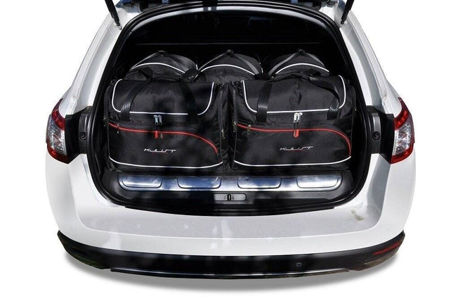 Kjust Kjust Reistassenset voor Peugeot 508 RXH stationwagen 2012-2018 - Set van 5 Tassen met 3 Roltassen en 2 Vliegtuigtassen Harvest Automotive 1