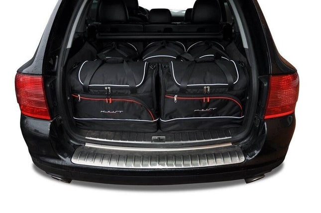 Kjust Kjust Reistassenset voor Porsche Cayenne 2002-2010 - Set van 5 Tassen met 3 Roltassen en 2 Sporttassen Harvest Automotive 1