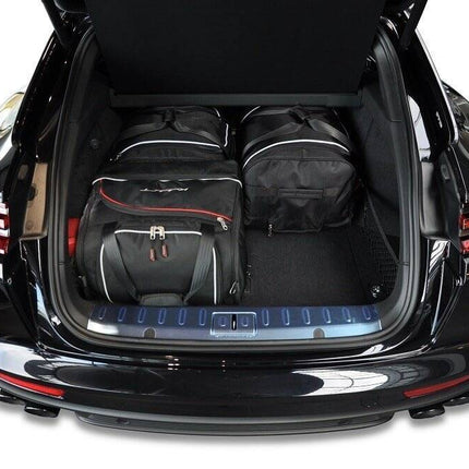 Kjust Kjust Reistassenset voor Porsche Panamera Sport Turismo 2017-2024 - Set van 4 Tassen met 2 Roltassen en 2 Sporttassen Harvest Automotive 2