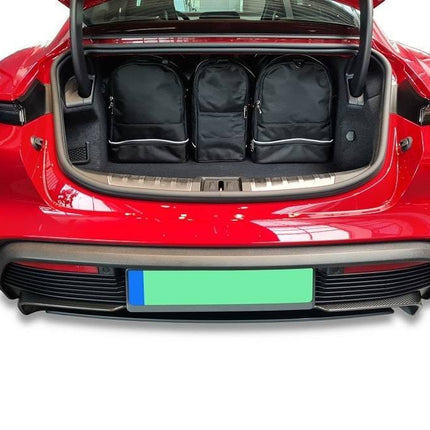 Kjust Kjust Reistassenset voor Porsche Taycan Sedan vanaf 2020 - Set van 5 Tassen met 2 Sporttassen en 3 Vliegtuigtassen Harvest Automotive 3