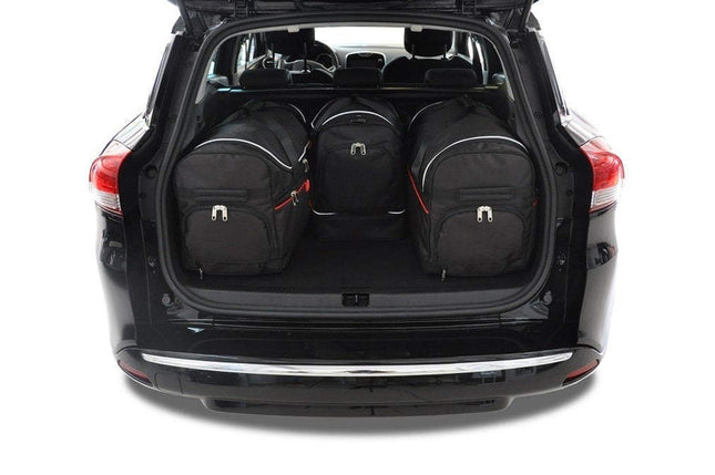 Kjust Kjust Reistassenset voor Renault Clio Sport Tourer 2008-2013 - Set van 4 Tassen met 2 Roltassen en 2 Sporttassen Harvest Automotive 2