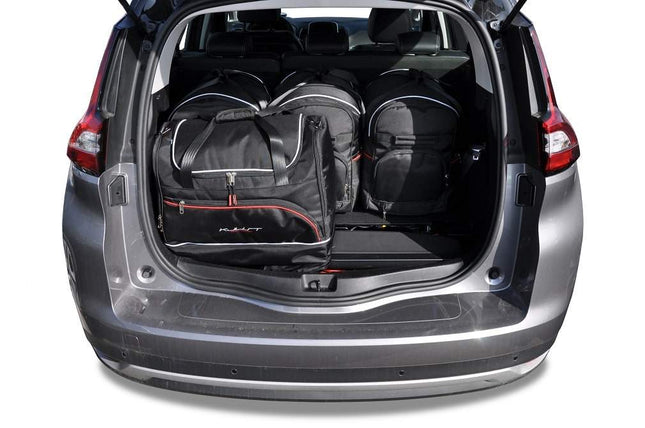 Kjust Kjust Reistassenset voor Renault Grand Scenic 2017-2023 - Set van 5 Tassen met 3 Roltassen en 2 Sporttassen Harvest Automotive 2