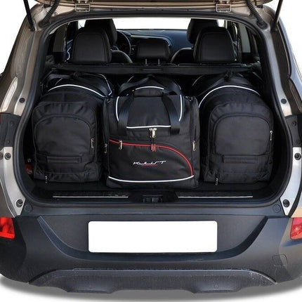 Kjust Kjust Reistassenset voor Renault Kadjar 2015-2023 - Set van 4 Tassen met 2 Roltassen 1 Sporttas en 1 Vliegtuigtas Harvest Automotive 1