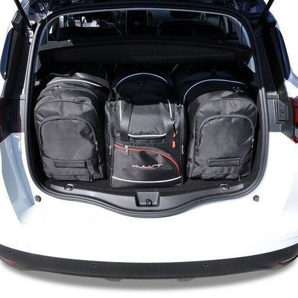 Kjust Kjust Reistassenset voor Renault Scenic 2017-2021 - Set van 4 Tassen met 2 Roltassen 1 Sporttas en 1 Vliegtuigtas Harvest Automotive 1
