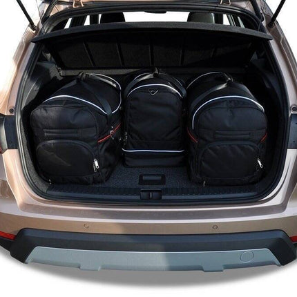 Kjust Kjust Reistassenset voor Seat Arona vanaf 2018 - Set van 4 Tassen met 2 Roltassen 1 Sporttas en 1 Vliegtuigtas Harvest Automotive 2