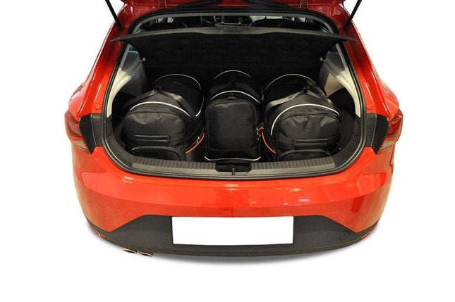Kjust Kjust Reistassenset voor Seat Leon 5-deurs 2013-2020 - Set van 4 Tassen met 2 Roltassen 1 Sporttas en 1 Vliegtuigtas Harvest Automotive 2