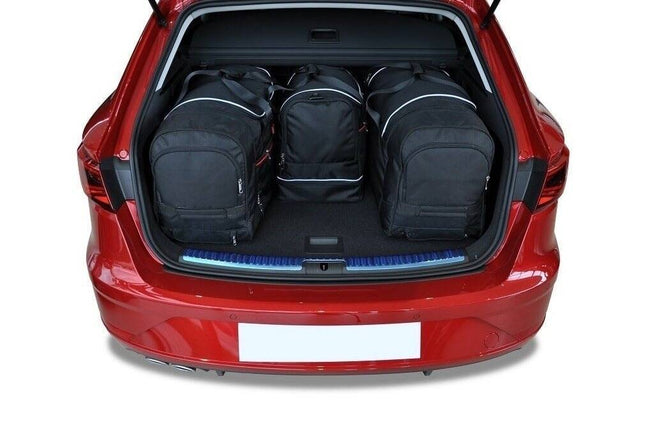 Kjust Kjust Reistassenset voor Seat Leon 5-deurs 2013-2020 - Set van 4 Tassen met 2 Roltassen en 2 Sporttassen Harvest Automotive 2