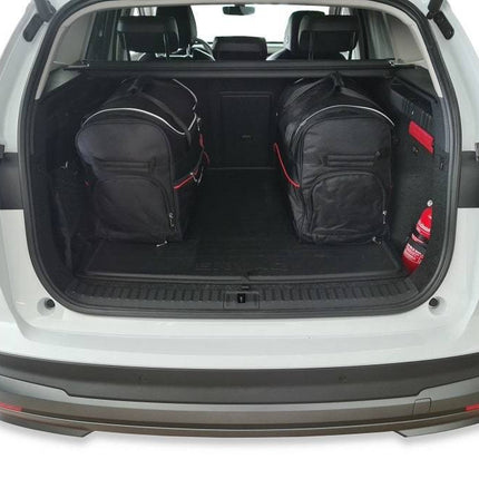 Kjust Kjust Reistassenset voor Skoda Enyaq vanaf 2021 - Set van 5 Tassen met 3 Roltassen en 2 Vliegtuigtassen Harvest Automotive 4