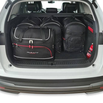 Kjust Kjust Reistassenset voor Skoda Enyaq vanaf 2021 - Set van 5 Tassen met 3 Roltassen en 2 Vliegtuigtassen Harvest Automotive 7