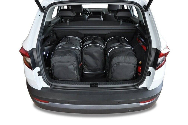 Kjust Kjust Reistassenset voor Skoda Karoq vanaf 2017 - Set van 4 Tassen met 2 Roltassen en 2 Sporttassen Harvest Automotive 2