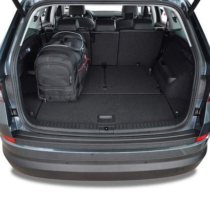 Kjust Kjust Reistassenset voor Skoda Kodiaq 2016-2024 - Set van 5 Tassen met 3 Roltassen en 2 Vliegtuigtassen Harvest Automotive 5