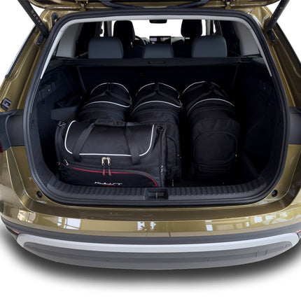 Kjust Kjust Reistassenset voor Skoda Kodiaq vanaf 2024 - Set van 5 Tassen met 3 Roltassen en 2 Vliegtuigtassen Harvest Automotive 2